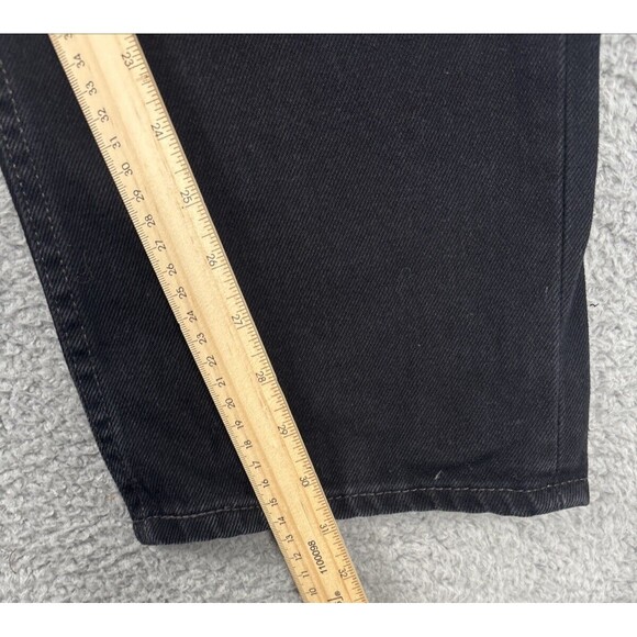 Levis 550 Relaxed Fit Denim Black Jeans Men’s Size Tag (38X32) Measures (36x31) - Picture 3 of 7